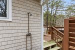 Wash away the salt and sand after a day at the beach in the outdoor shower that will be fully enclosed for 2024 season